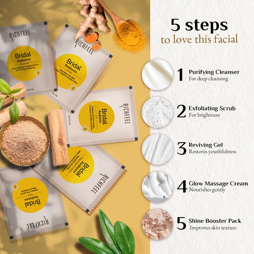 Richfeel Bridal Facial Kit 5*6g - Image 2