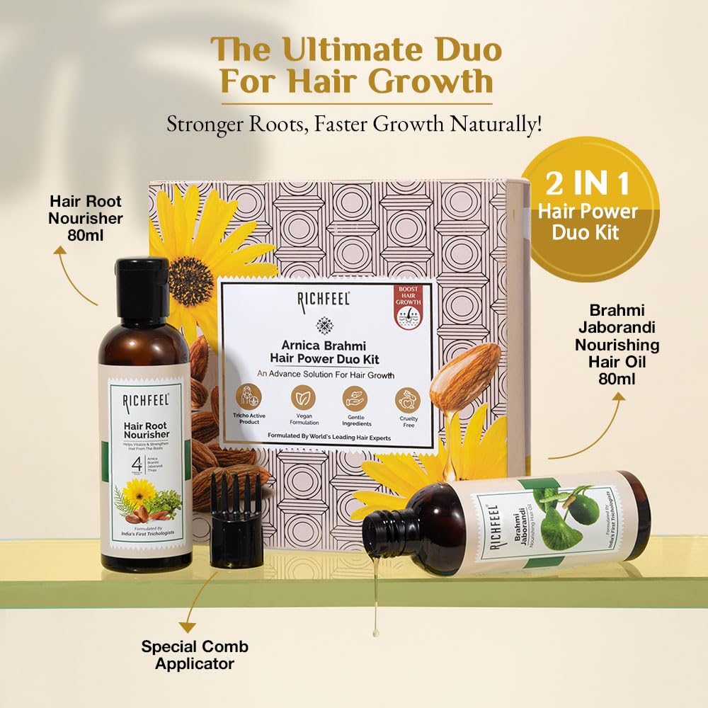 Richfeel Arnica Bhrami Hair Power Duo Kit - Image 6