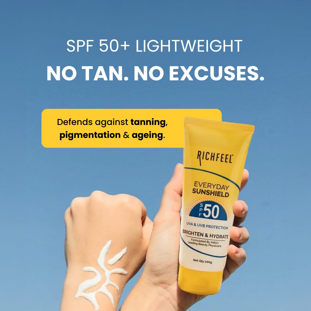 Richfeel Sunshield Spf50 100g - Image 5