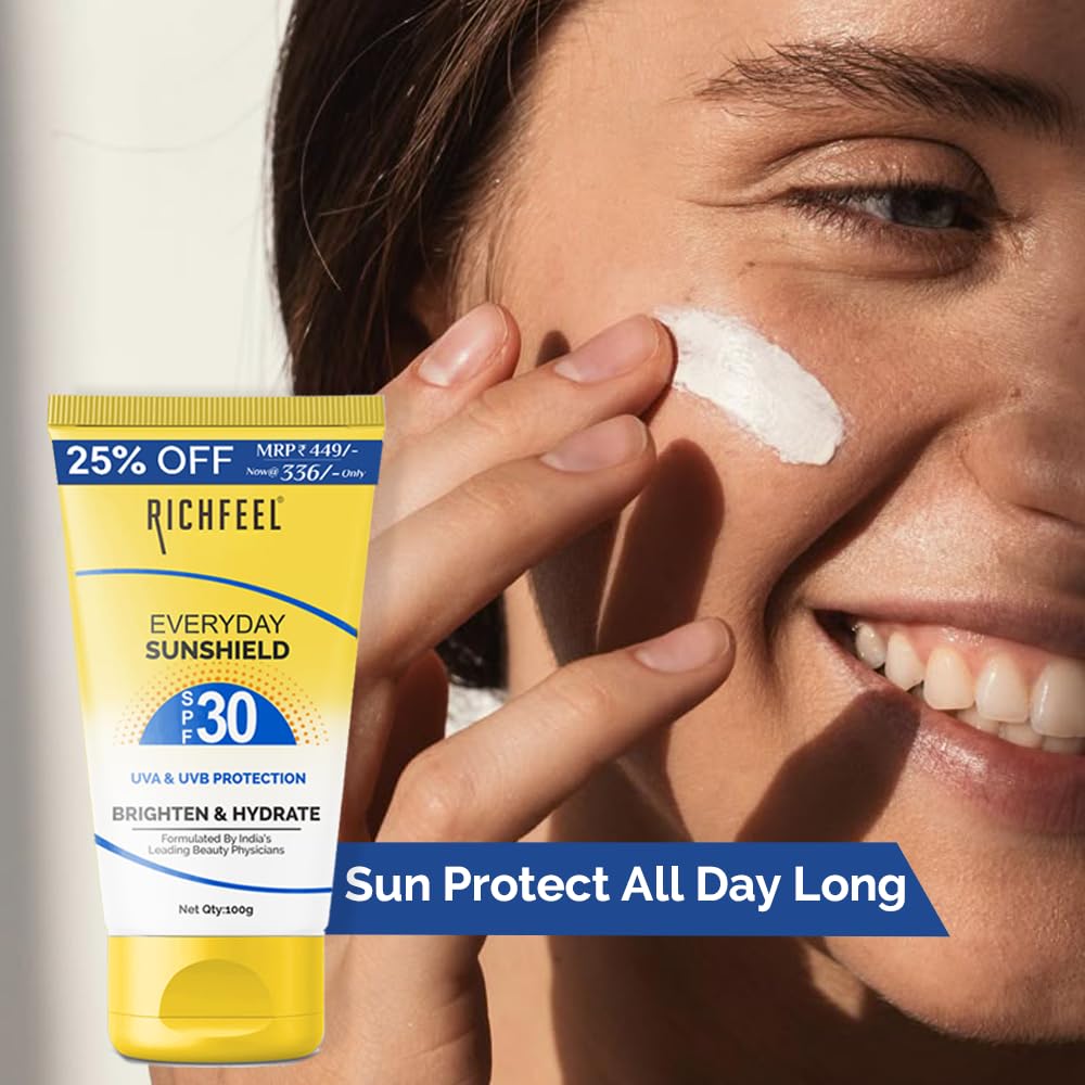 Richfeel Sunshield Spf30 100Gm - Image 2