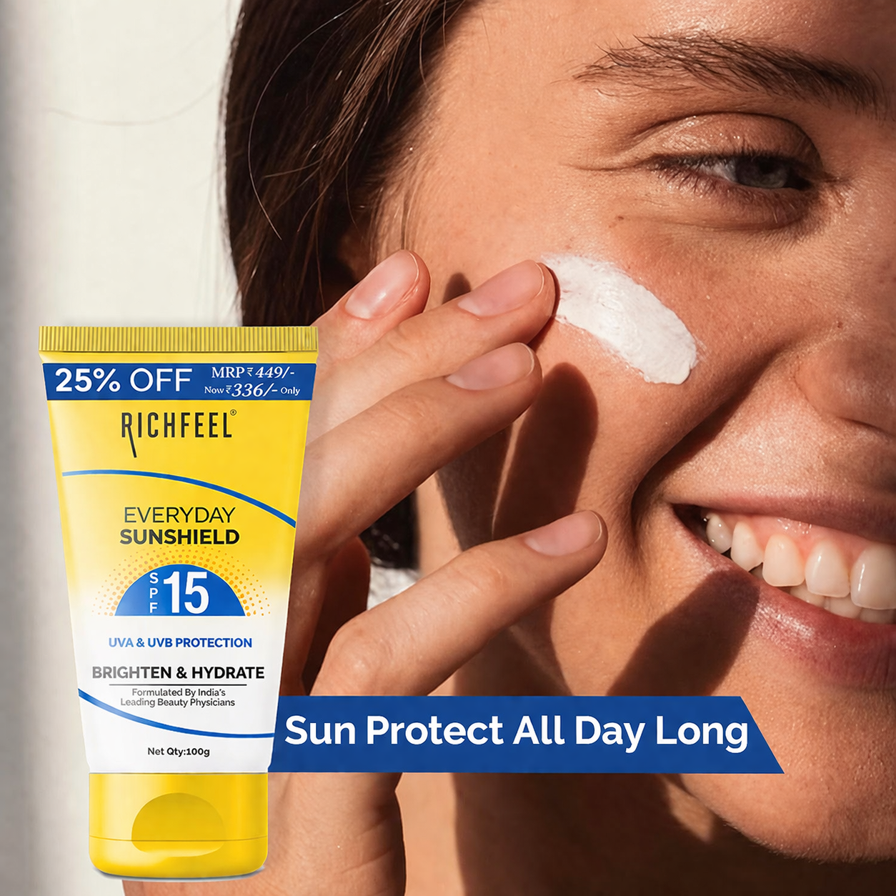 Richfeel Sunshield Spf15 100Gm - Image 3