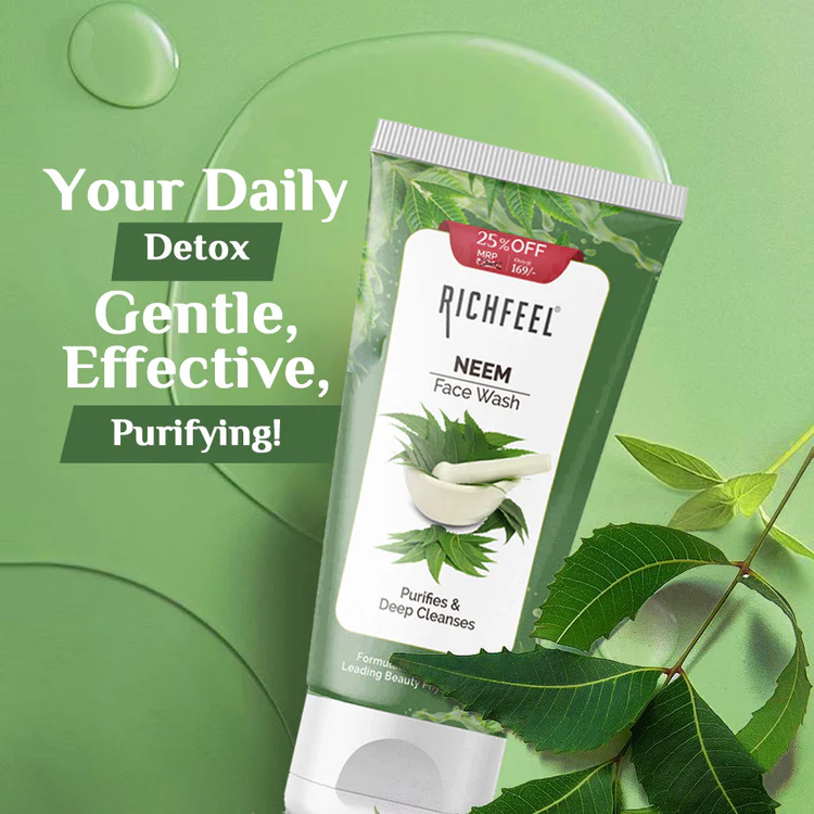 Richfeel Neem Facewash 100Gm - Image 5