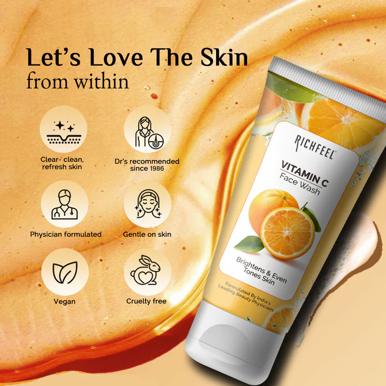 Richfeel Vitamin C Face Wash 100Gm - Image 6