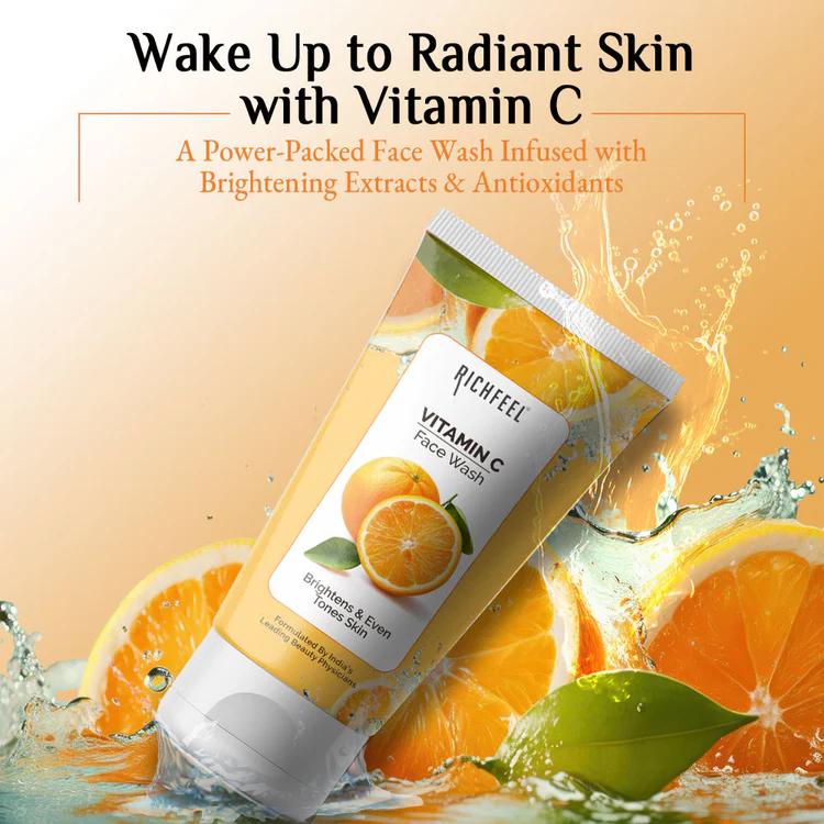 Richfeel Vitamin C Face Wash 100Gm - Image 7