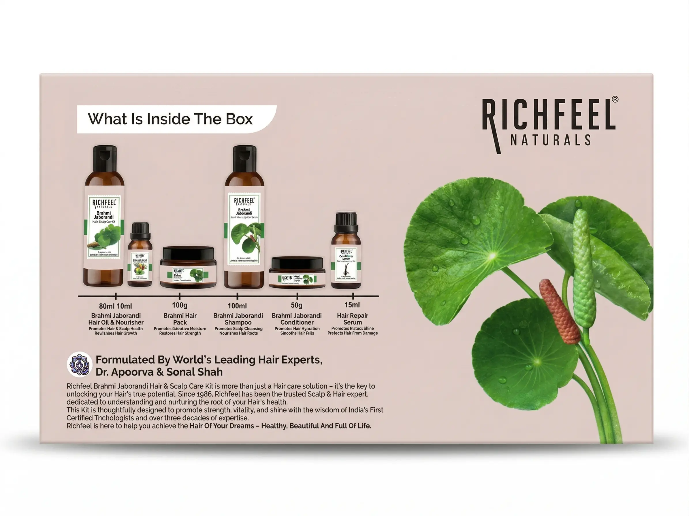 Richfeel Bhrami Jab Hair & Scalp Kit - Image 4