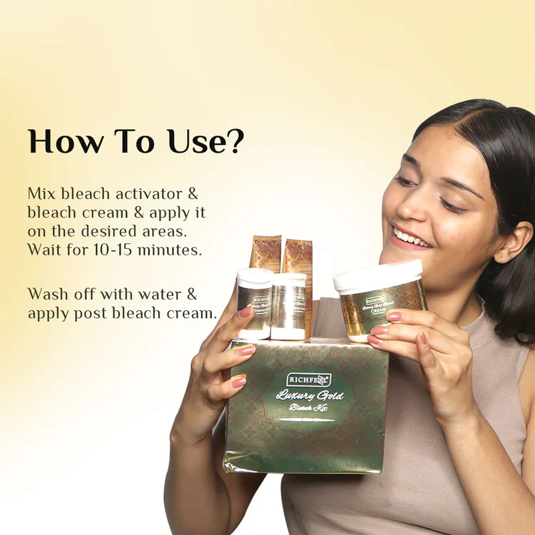 Richfeel Luxury Gold Bleach 320g - Image 3