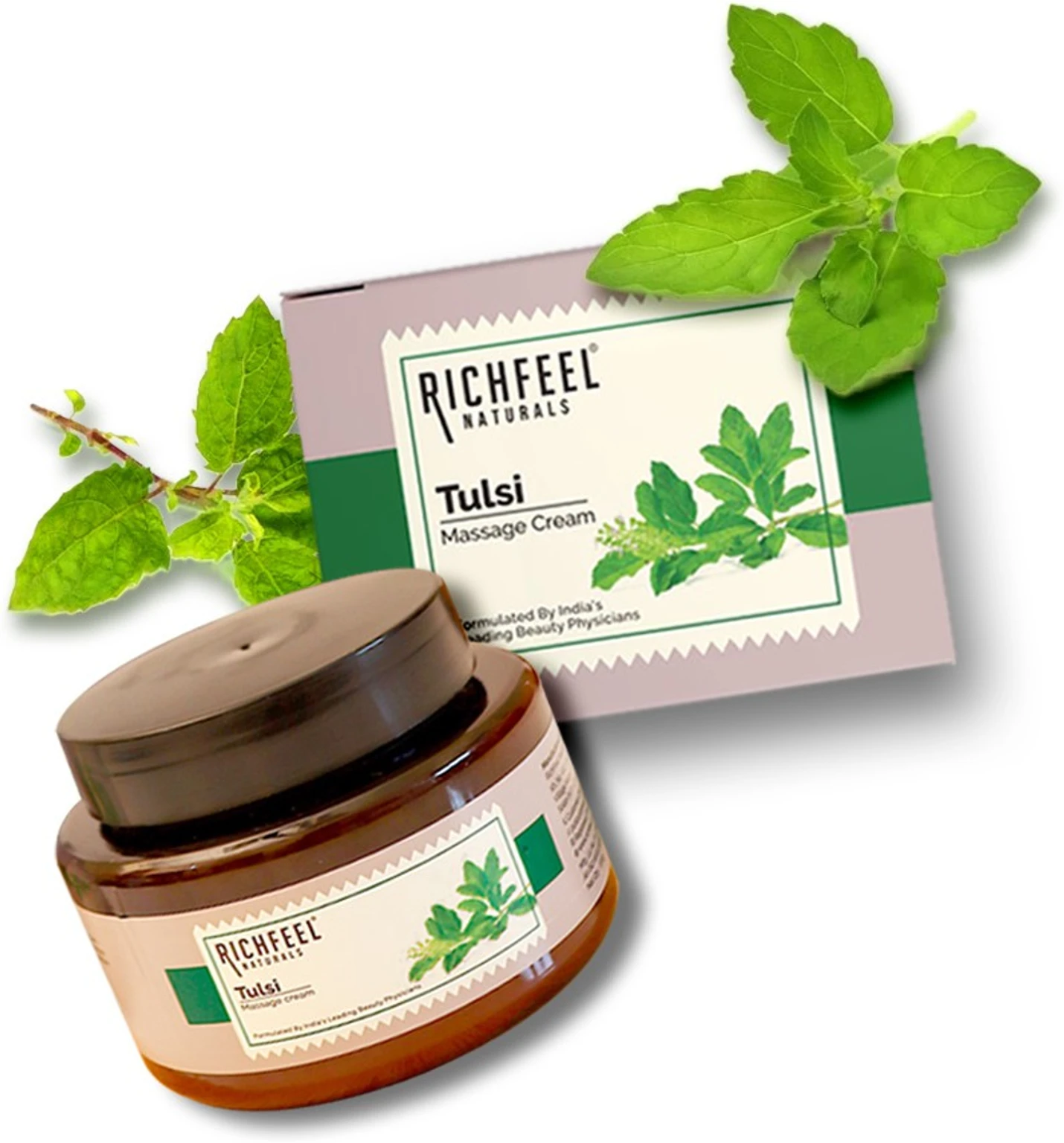 Richfeel Tulsi Massage Cream 100Gm