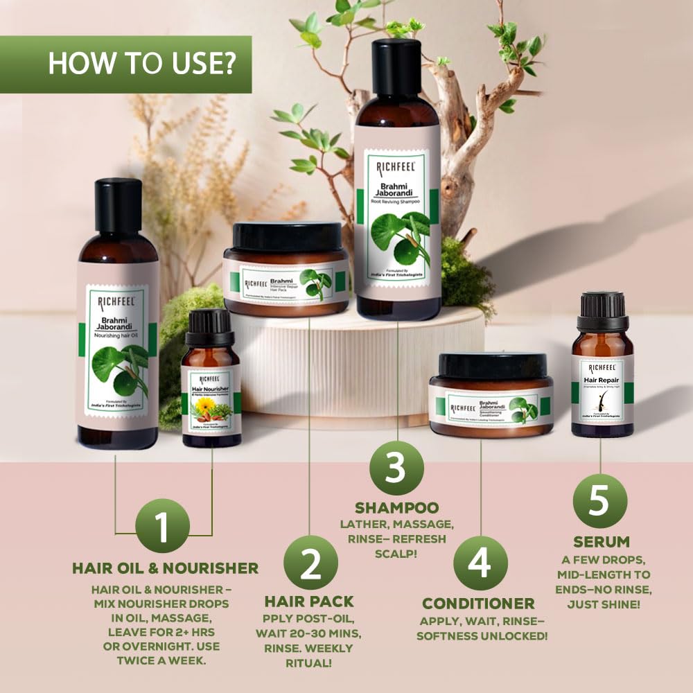 Richfeel Bhrami Jab Hair & Scalp Kit - Image 7