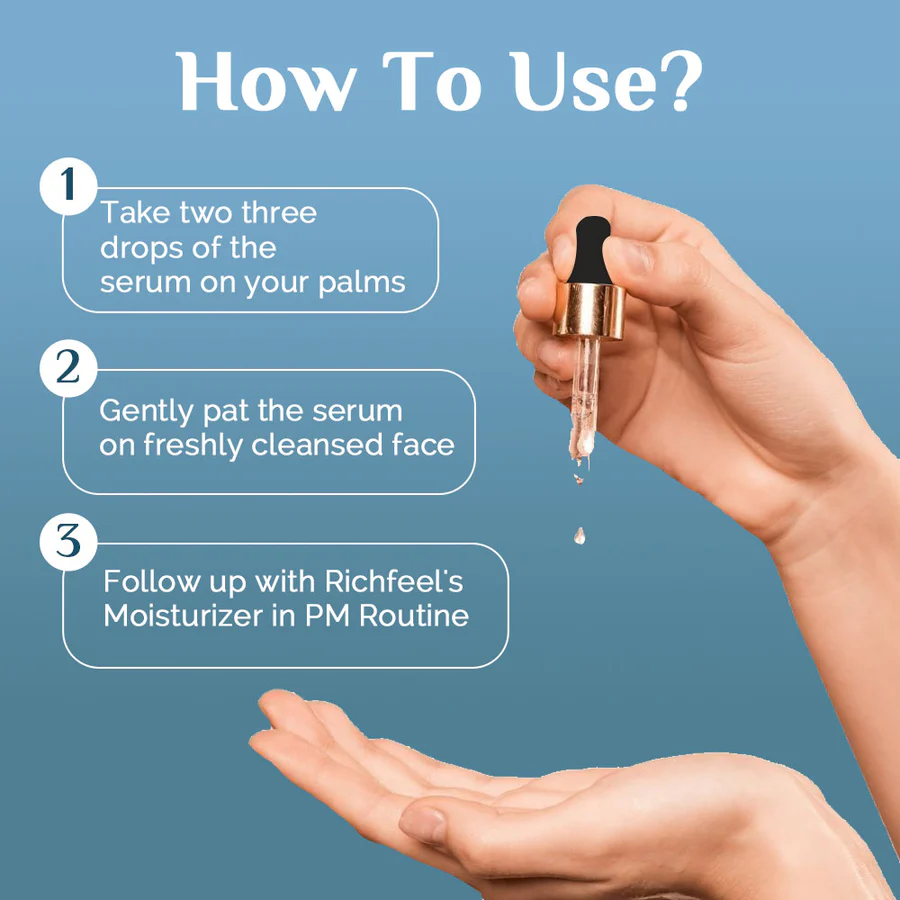 Richfeel Anti Aging Night Repair Serum 25ml - Image 5