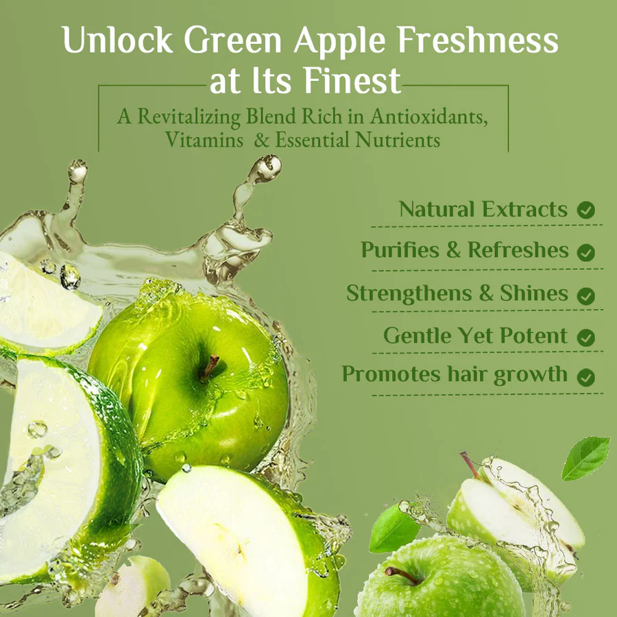 Richfeel Green Apple Shampoo 100ml - Image 2
