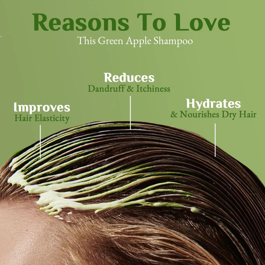 Richfeel Green Apple Shampoo 100ml - Image 3