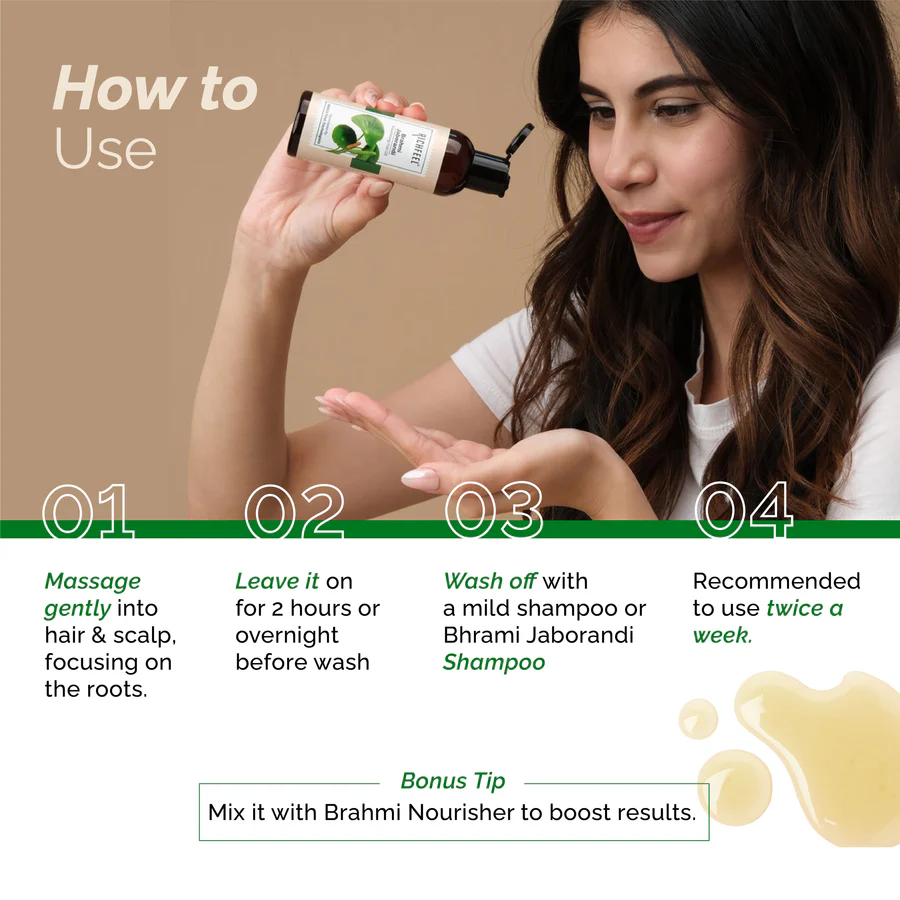 Richfeel Bhrami Jaborandi Hair Oil. 500Ml - Image 8