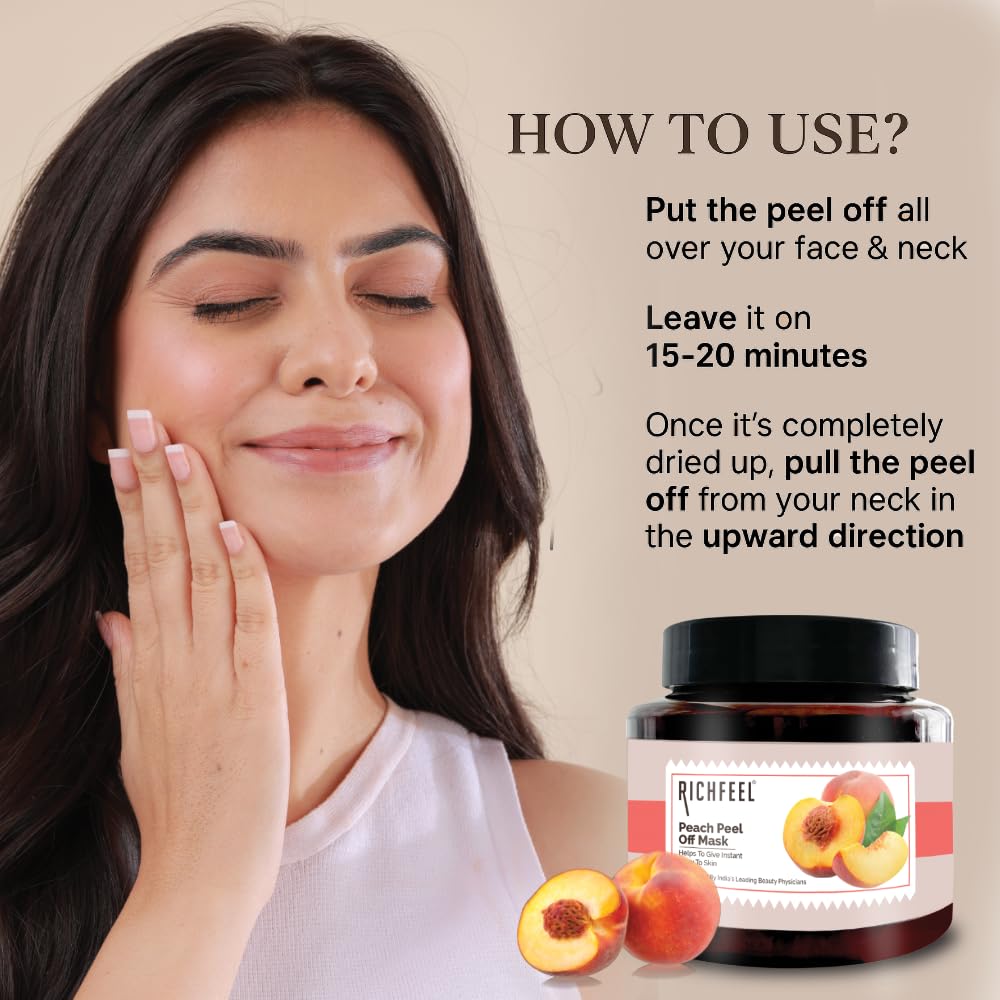 Richfeel Peach Peel OF Mask 500g - Image 3