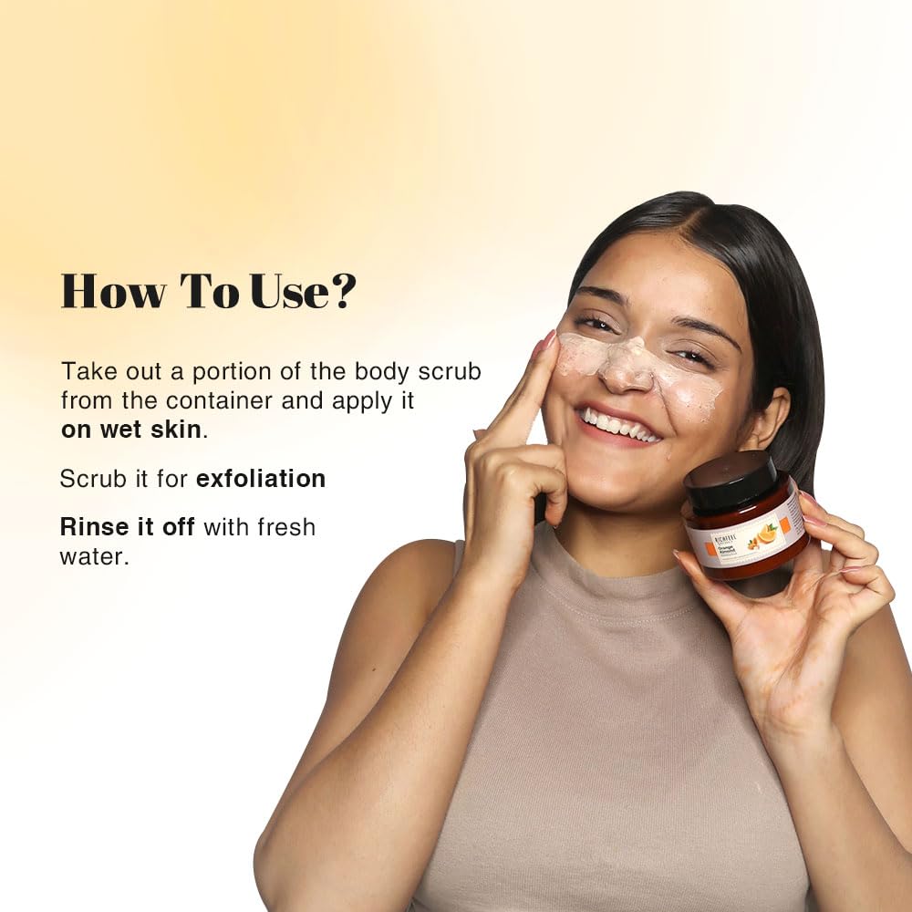 Richfeel Orange Almond Scrub 100g - Image 5