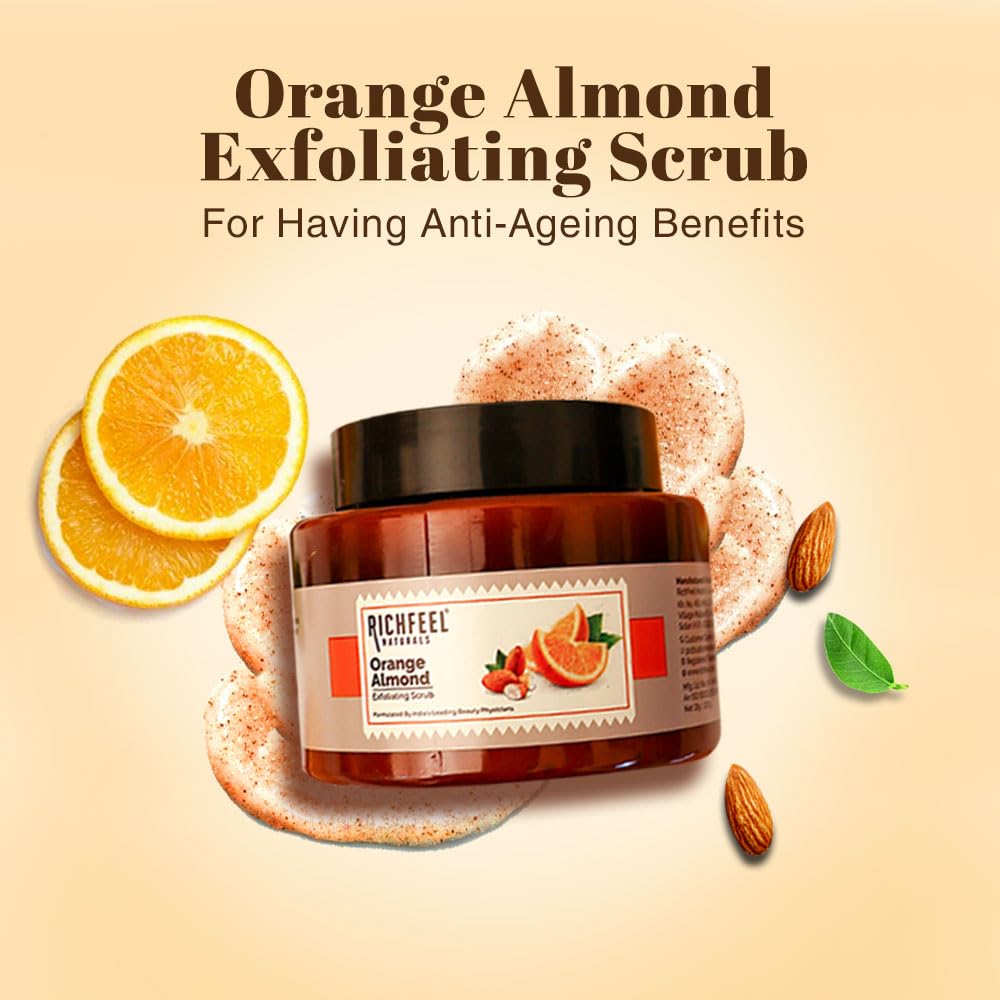 Richfeel Orange Almond Scrub 100g - Image 6