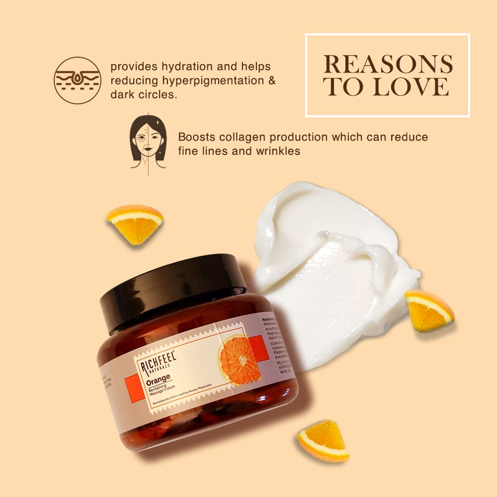 Richfeel Orange Massage Cream 500g - Image 3