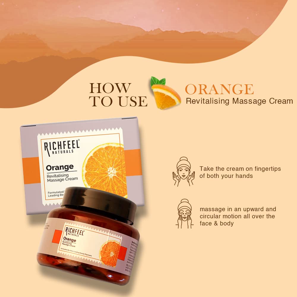 Richfeel Orange Massage Cream 500g - Image 4