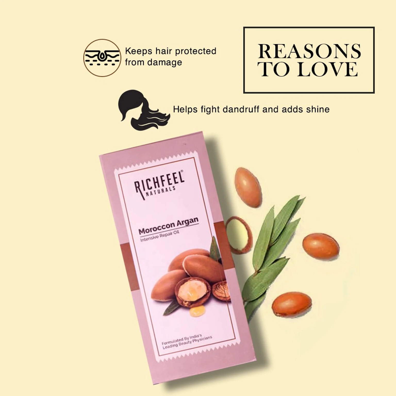 Richfeel Argan Intensive Repair Oil 100Gm