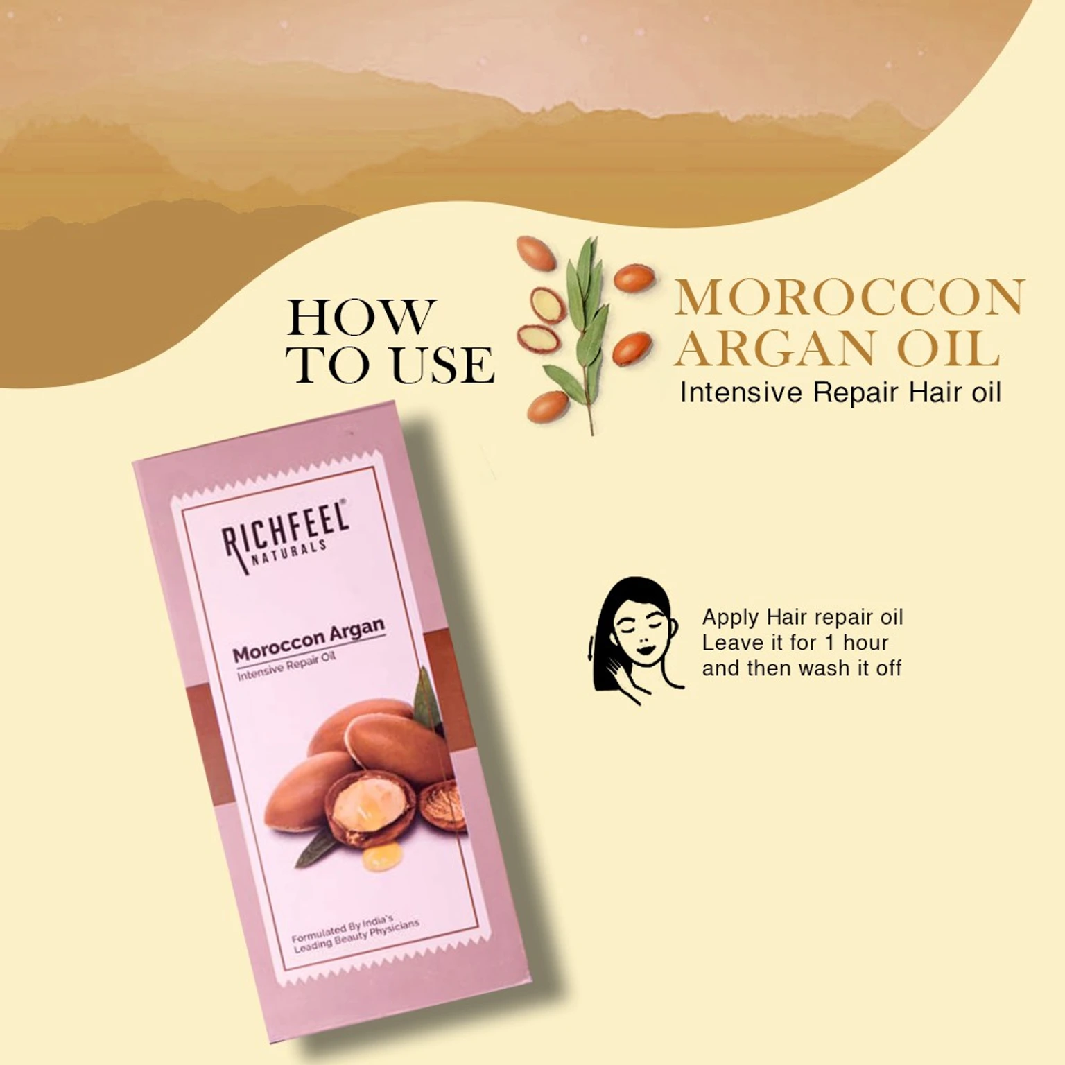 Richfeel Argan Intensive Repair Oil 100Gm - Image 2