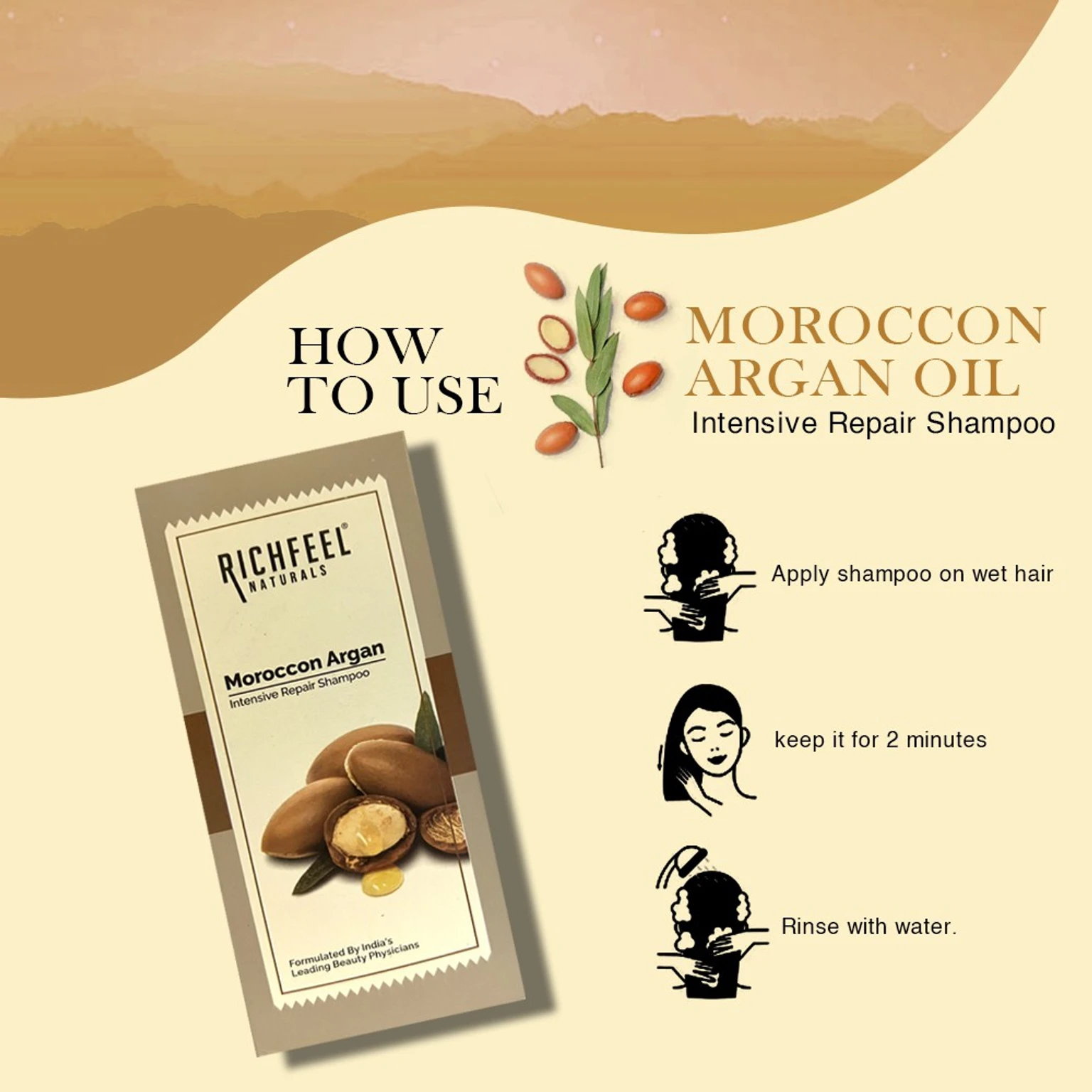 Argan Intensive Repair Shampoo 80ml - Image 4