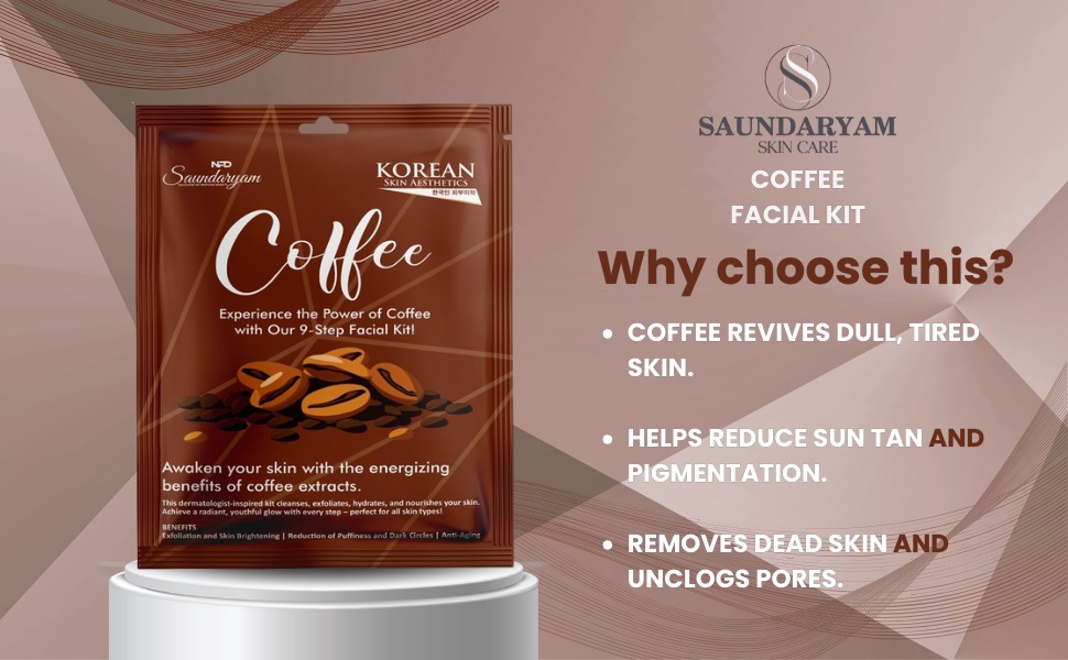 Saundaryam Coffee  Facial Kit - Image 3