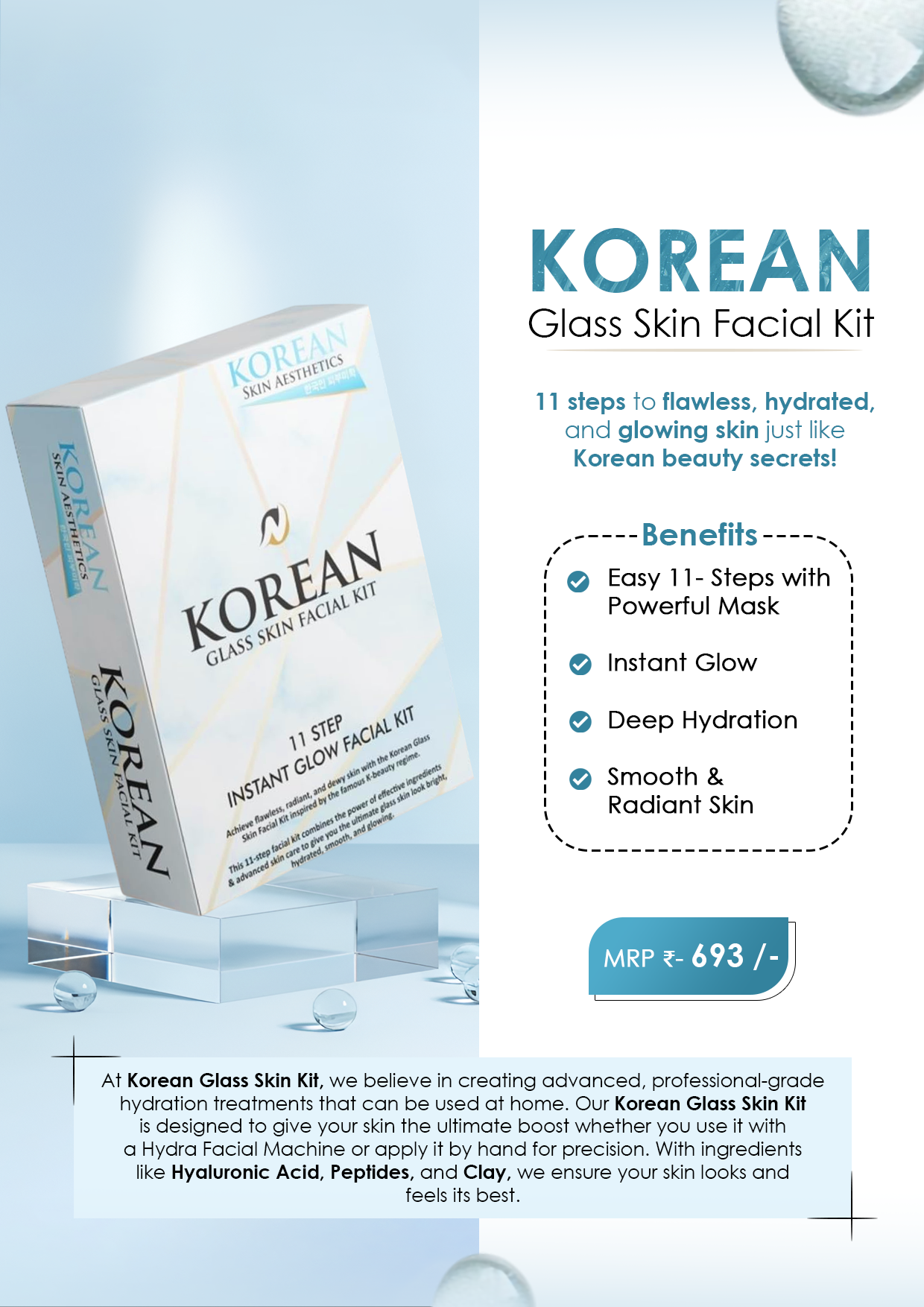 Saundaryam Korean Glass Facial Kit - Image 2