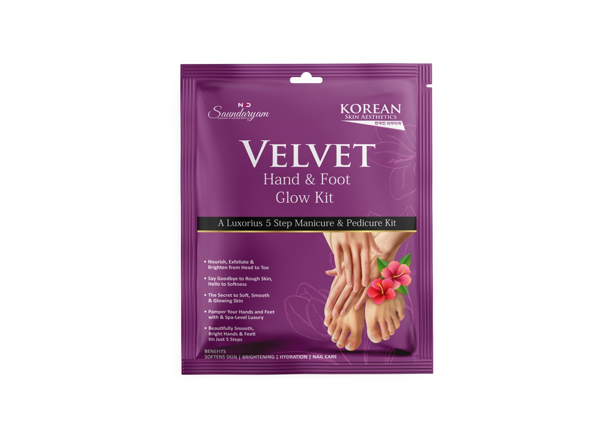 Saundaryam Velvet Hand & Foot Glow Kit