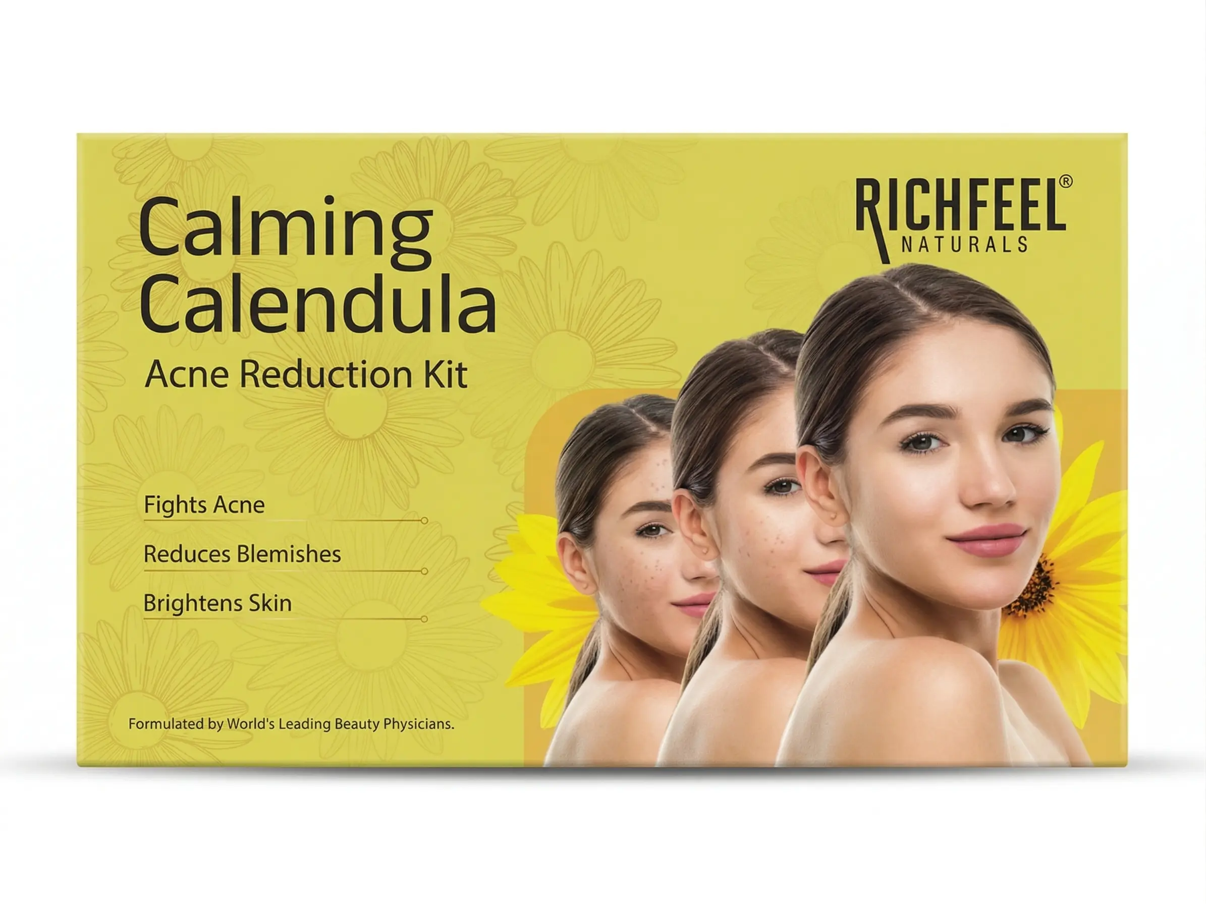 Richfeel Calming Calendula Acne Reduction Kit - Image 2
