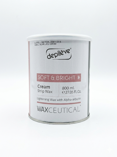 Depileve Waxceutical Soft & Bright Cream Strip Wax 800ml